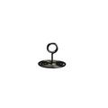 American Metalcraft 1 1/2 in Swirl Base Black Number Stand NSB1